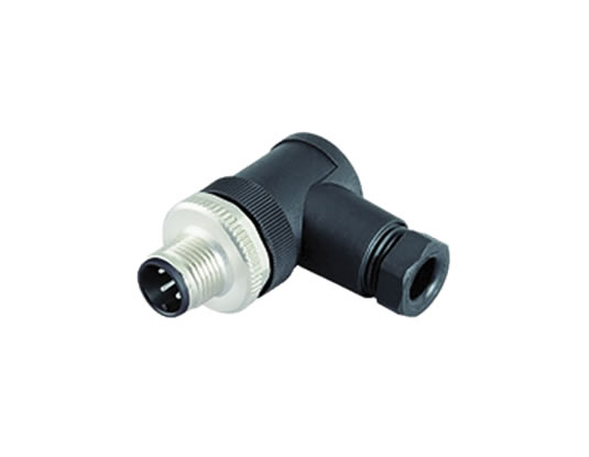 M12 4Pin 連接器、彎頭、公頭